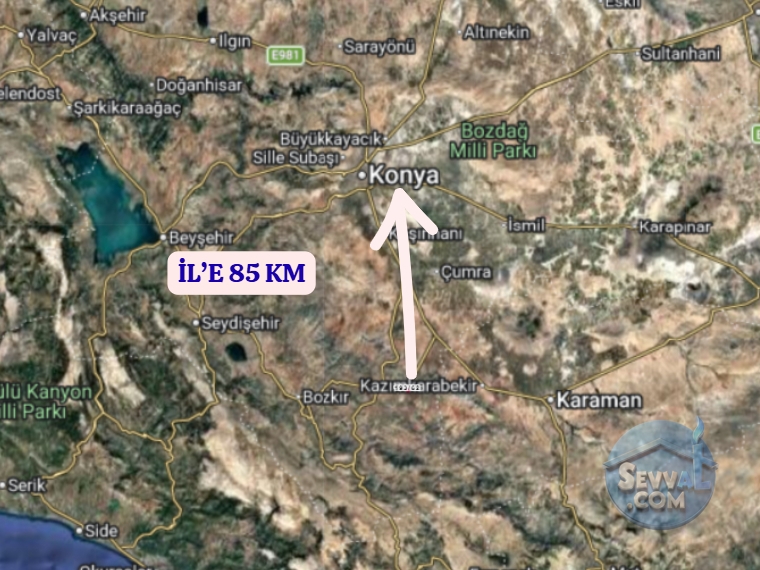 KONYA GÜNEYSINIR ÖRENBOYALI KÖYÜNDE 562M² TARLAMIZ SATILIKTIR - Konya Güneysınır fotoğraf 19