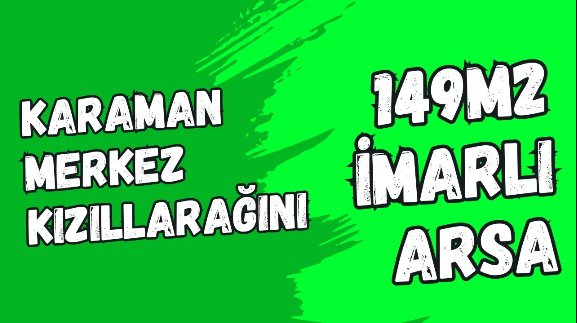 KARAMAN MERKEZ KIZILLARAĞINI 149 M2 İMARLI ARSA SATILIKTIR - KARAMAN MERKEZ fotoğraf 9