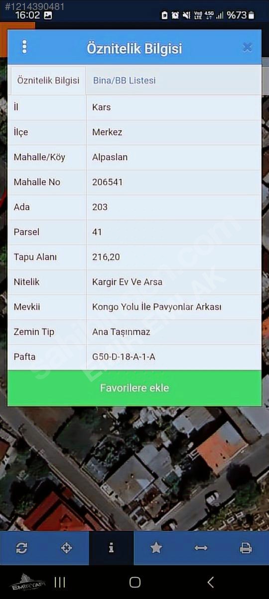 EMİR EMLAK GAYRİMENKULDEN SATILIK 216M2 4 KAT İMARLI MÜSTAKİL EV - KARS MERKEZ fotoğraf 5