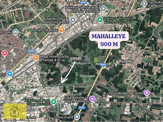 BALIKESİR ALTIEYLÜL GÜMÜŞÇEŞME MAH.DE 5.734 M² TARLA SATILIKTIR - BALIKESİR ALTIEYLÜL fotoğraf 3