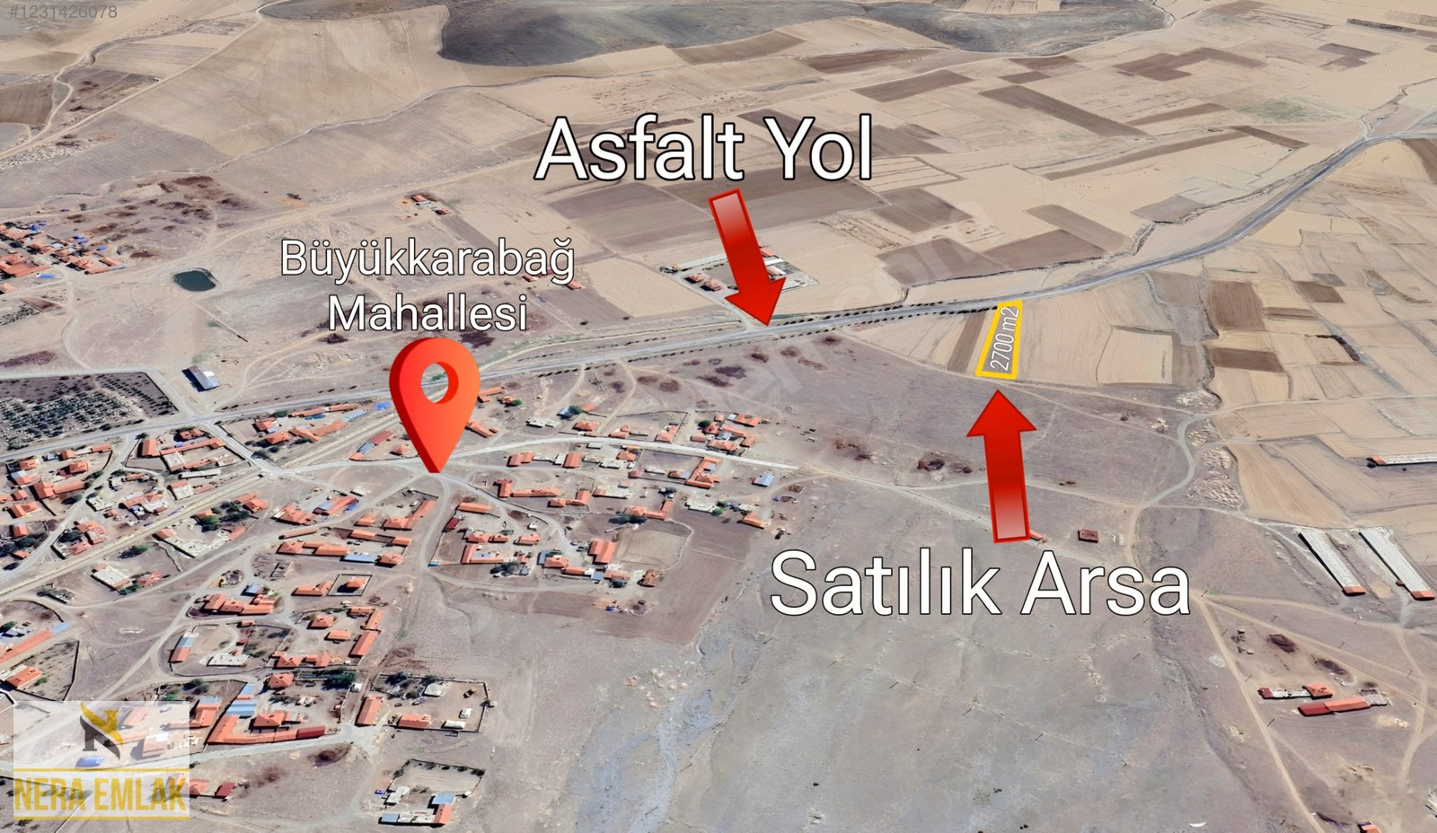 CUMHURİYET SOKAK ASFALTA CEPHE 2 KAT İMARLI TEK TAPU 1.620m2ARSA - AFYONKARAHİSAR BOLVADİN fotoğraf 11