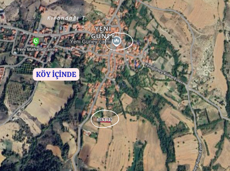 KÜTAHYA GEDİZ YENİGÜNEY  KÖYÜNDE 606   M² ARSA  SATILIKTIR - KÜTAHYA GEDİZ fotoğraf 6