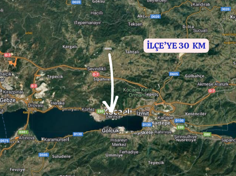KOCAELİ DERİNCE KARAGÖLLÜ  KÖYÜ’NDE 612 M² TARLA SATILIKTIR - KOCAELİ DERİNCE fotoğraf 11