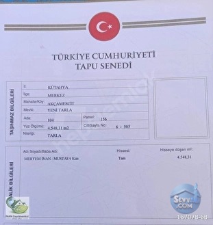 🚨 KÜTAHYA / AKÇAMESCİT'TE KÖYÜN ÜSTÜNDE 4.548 M² HARİKA ARAZİ 🚨 - KÜTAHYA MERKEZ fotoğraf 25