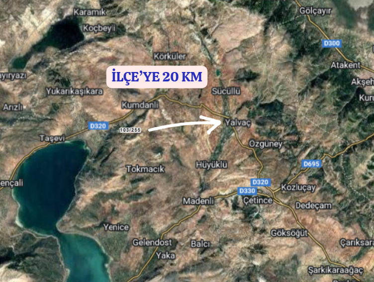 ISPARTA YALVAÇ YUKARI TIRTAR KÖYÜNDE 3.788 M²  TARLA  SATILIKTIR - ISPARTA YALVAÇ fotoğraf 5