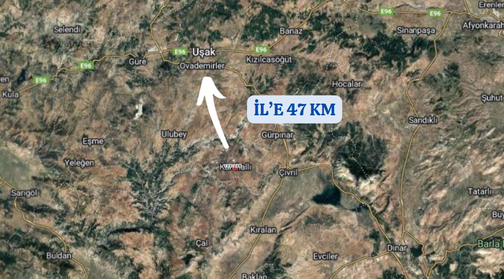 UŞAK KARAHALLI DERE KÖYÜ 542 M² KARGİR 2 KATLI EV VE ARSASI SATILIKTIR - UŞAK KARAHALLI fotoğraf 7