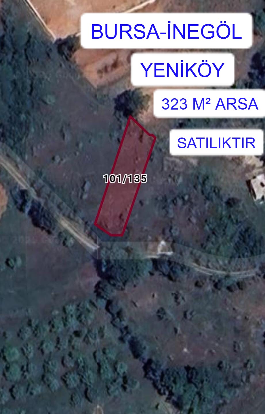 BURSA İNEGÖL YENİKÖY MAH. 323M² ARSA SATILIKTIR - BURSA İNEGÖL fotoğraf 5