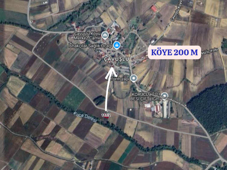 KOCAELİ DERİNCE ÇAVUŞLU   KÖYÜNDE  420   M²  TARLA  SATILIKTIR - KOCAELİ DERİNCE fotoğraf 5