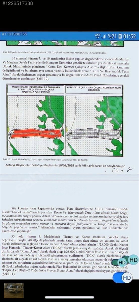 acil.Korkuteli sımandırda.sanayi arsalarına komşu2382m tarla - ANTALYA KORKUTELİ fotoğraf 7