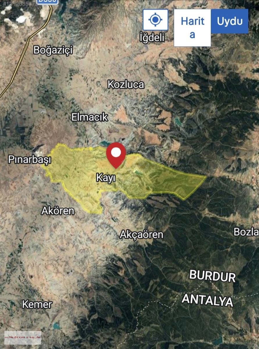 KEMER KAYI KÖYÜNDE YERLEŞİM YERİ İÇİNDE 7500 M2 SUYU MEVCUT - BURDUR KEMER fotoğraf 28