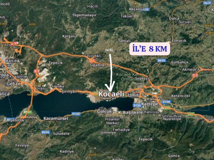KOCAELİ DERİNCE ÇAVUŞLU MAHALLESİNDE 1.004 M² TARLA SATILIKTIR - KOCAELİ DERİNCE fotoğraf 7