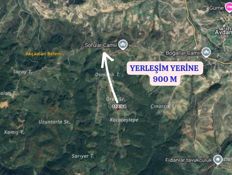 KOCAELİ KANDIRA YAĞCILAR  KÖYÜNDE 2.570 M² TARLA  SATILIKTIR - KOCAELİ KANDIRA fotoğraf 4