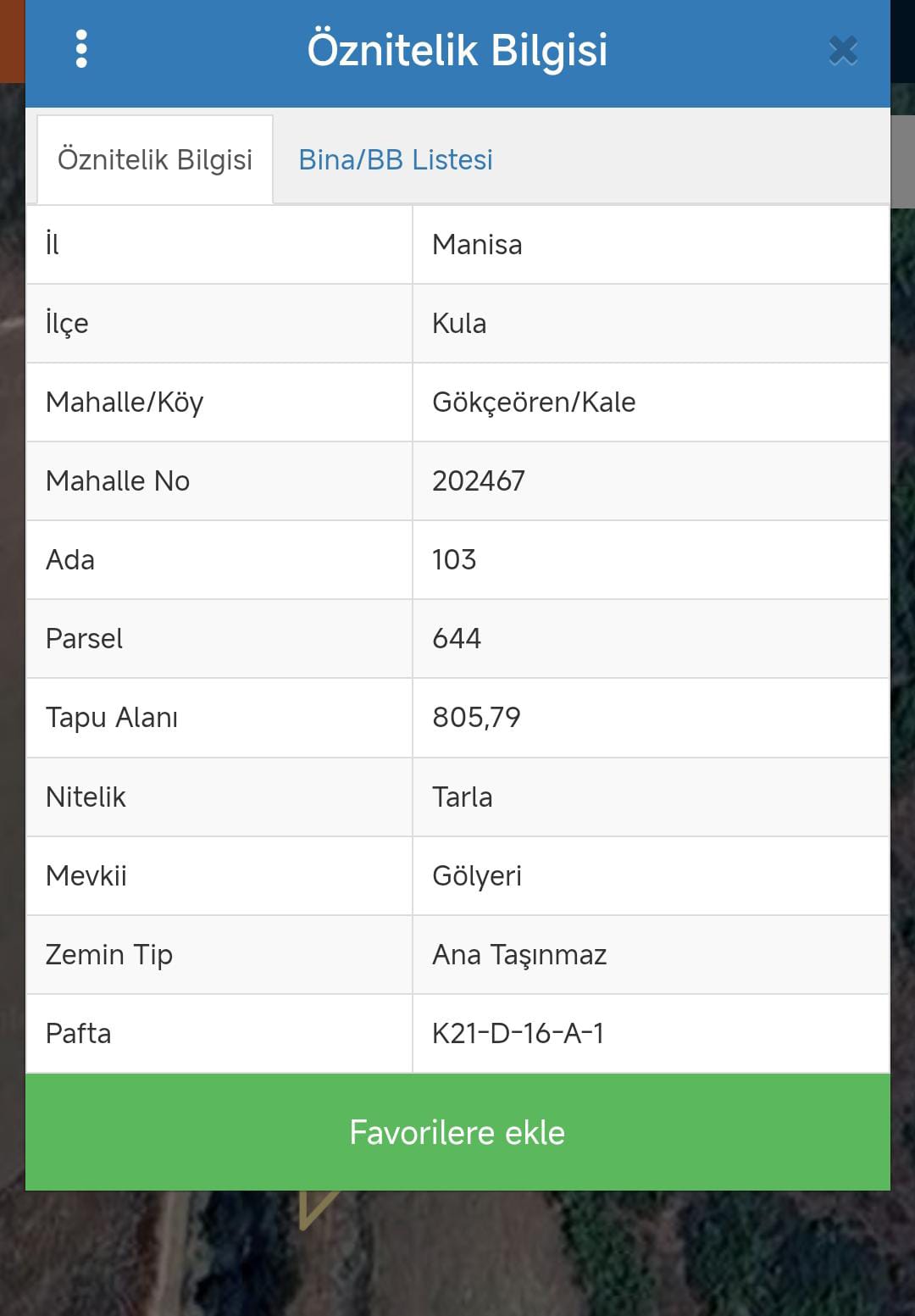 MANİSA KULA GÖKÇEÖREN/KALE 805M² TARLAMIZ SATILIK - MANİSA KULA fotoğraf 4