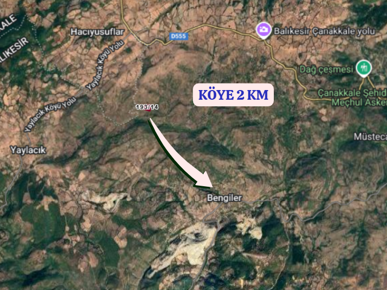 BALIKESİR BALYA BENGİLER   KÖYÜNDE 10.106  M² TARLA  SATILIKTIR - BALIKESİR BALYA fotoğraf 4