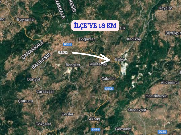 BALIKESİR BALYA BENGİLER   KÖYÜNDE 10.106  M² TARLA  SATILIKTIR - BALIKESİR BALYA fotoğraf 5