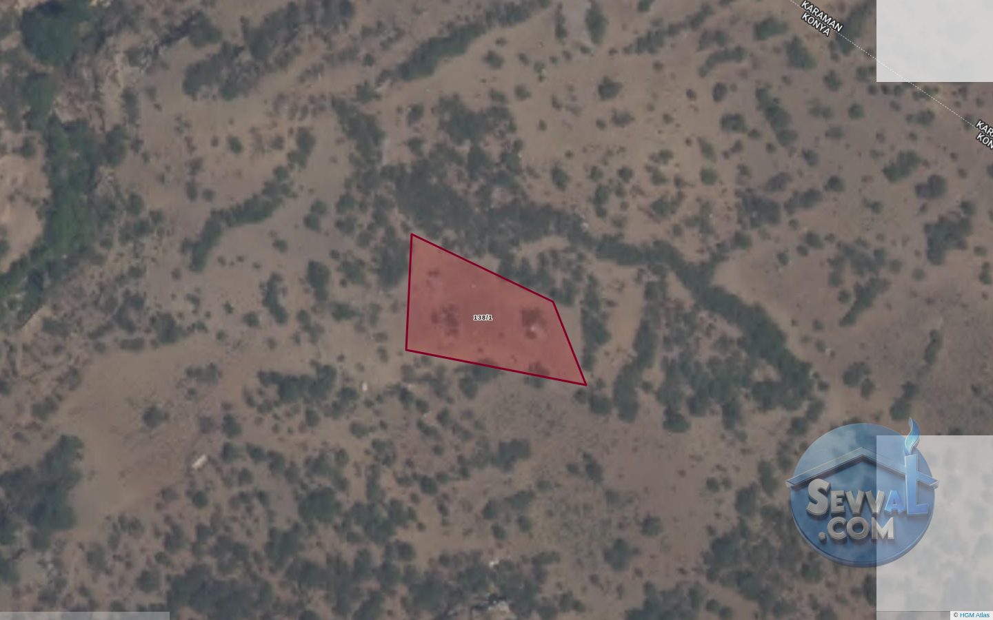KONYA HADİM SELAHATTİN 1.828 m² SATILIK TARLA - KONYA HADİM fotoğraf 2