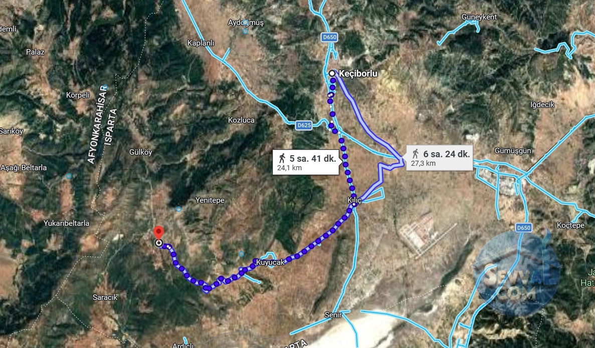 ISPARTA KEÇİBORLU ÇUKURÖREN KÖYÜNDE 1.293 m² TARLAMIZ SATILIKTIR - Isparta Keçiborlu fotoğraf 3