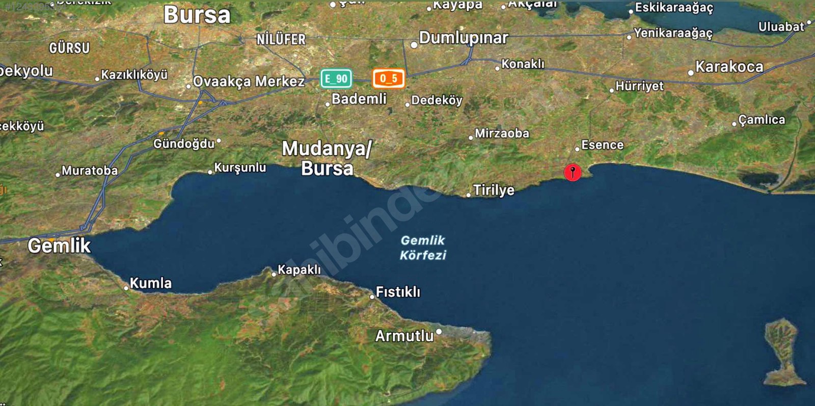 BURSA MUDANYA ESENCE'DE DENİZ MANZARALI 1190 m2 ARAZİ - BURSA MUDANYA fotoğraf 3