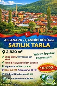 Aslanapa Çamdibinde Gölete Yakın, Orman Komşusu Fırsat Arazi - KÜTAHYA ASLANAPA fotoğraf 6