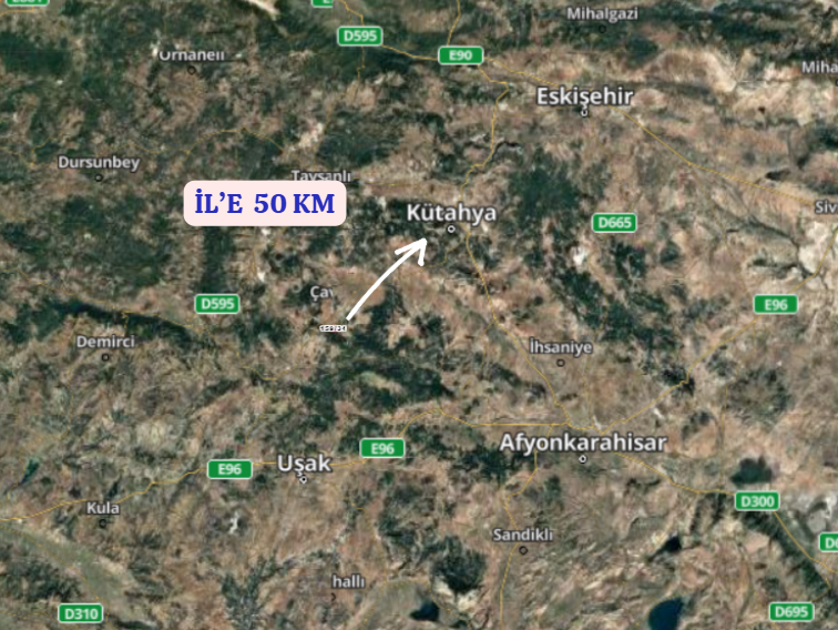 KÜTAHYA GEDİZ YENİGÜNEY  KÖYÜNDE 251 M² TARLA SATILIKTIR - KÜTAHYA GEDİZ fotoğraf 6