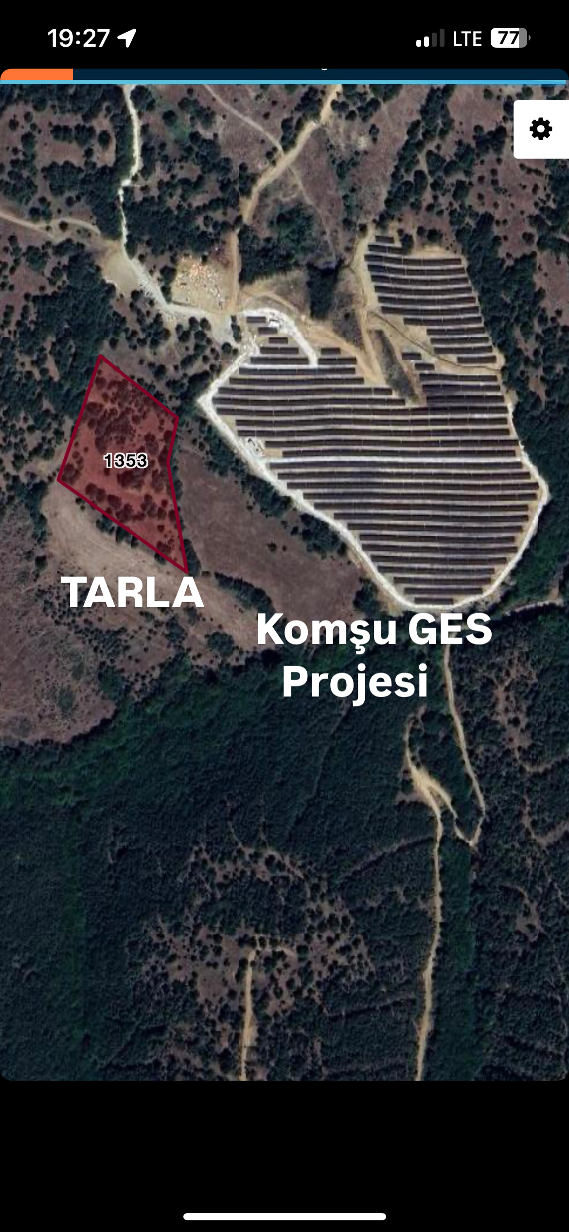 YATIRIMLIK 8,300 m2 GES’e KOMŞU TARLA -  BİLECİK-SÖĞÜT-KEPEN - BİLECİK SÖĞÜT fotoğraf 4