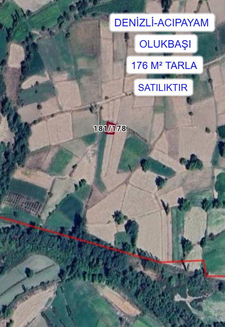 DENİZLİ ACIPAYAM OLUKBAŞI MAH. 176M² TARLA  SATILIKTIR - DENİZLİ ACIPAYAM fotoğraf 6