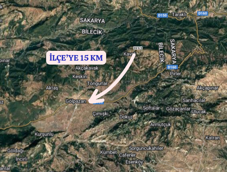 BİLECİK GÖLPAZARI KAVAK  KÖYÜNDE 1.277 M²  TARLA  SATILIKTIR - BİLECİK GÖLPAZARI fotoğraf 5