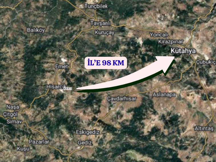 KÜTAHYA HİSARCIK ŞEYHÇAKIR  KÖYÜNDE 9.104 M²  TARLA SATILIKTIR - KÜTAHYA HİSARCIK fotoğraf 6