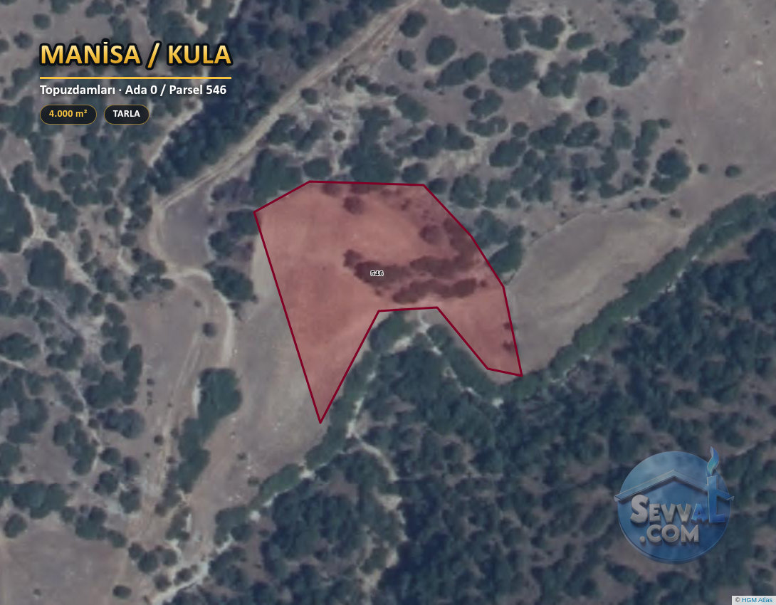MANİSA KULA TOPUZDAMLARI 4.000 m² SATILIK ARSA - MANİSA KULA fotoğraf 2