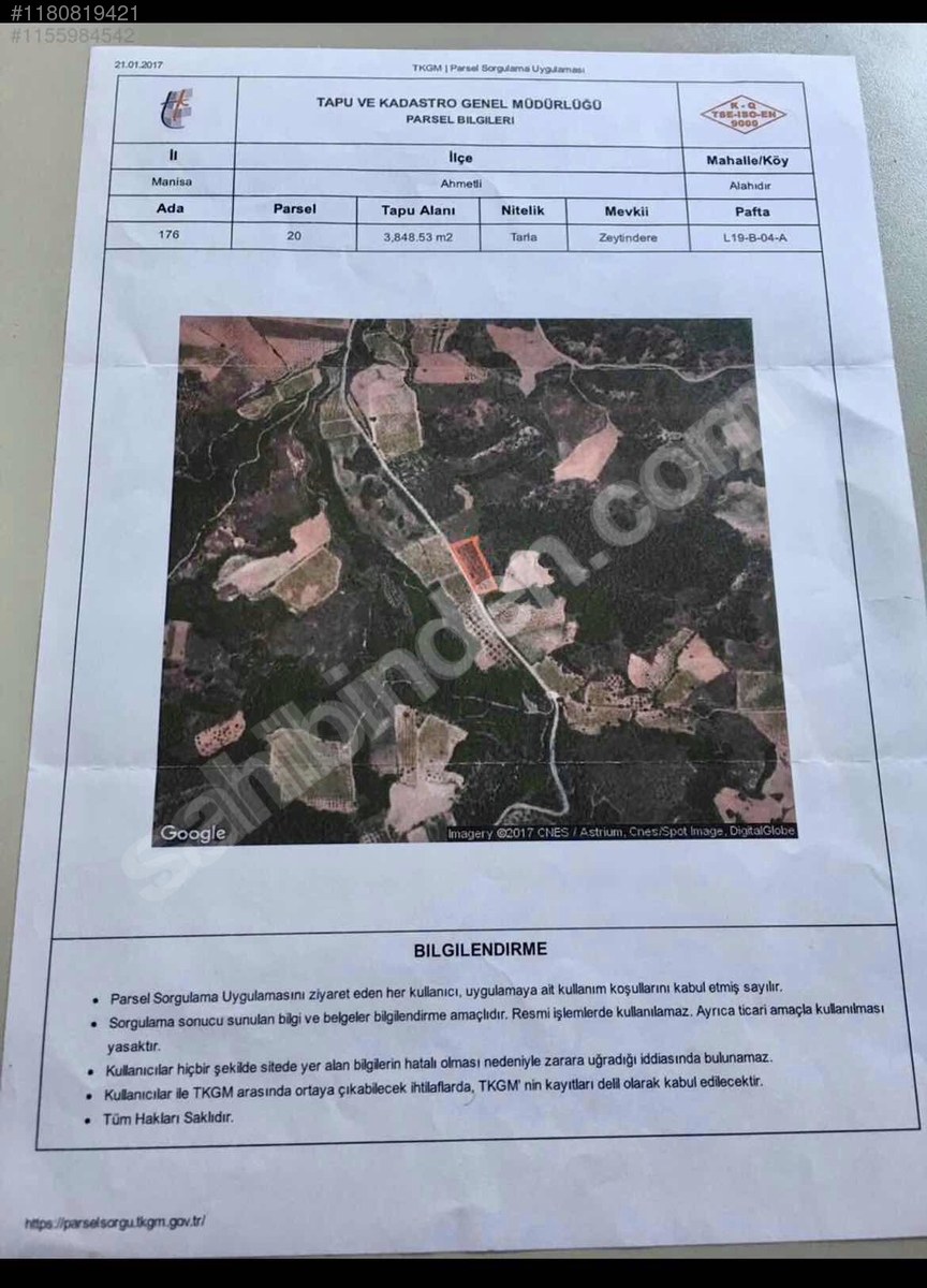 FIRSAT ASFALT CEPHELİ İZMİR ANKARA YOLUNA 3km köye 2km - MANİSA AHMETLİ fotoğraf 5