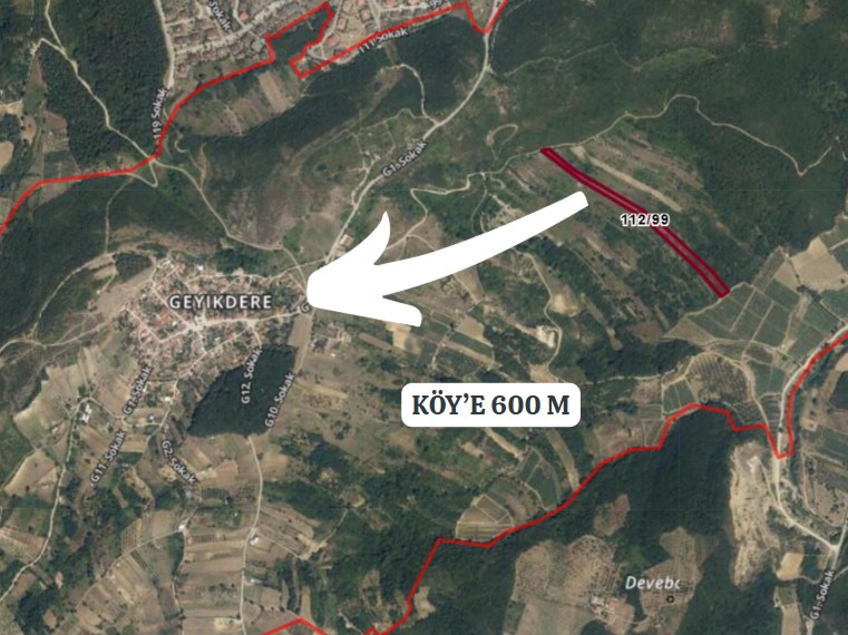 YALOVA ALTINOVA GEYİKDERE KÖYÜ’NDE 13.708 M²  TARLA SATILIKTIR - YALOVA ALTINOVA fotoğraf 3
