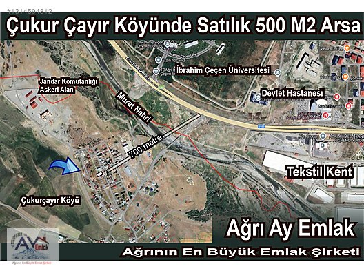 Üniversite ve Hastane karşısında satılık 500 m² Arsa - AĞRI MERKEZ fotoğraf 4