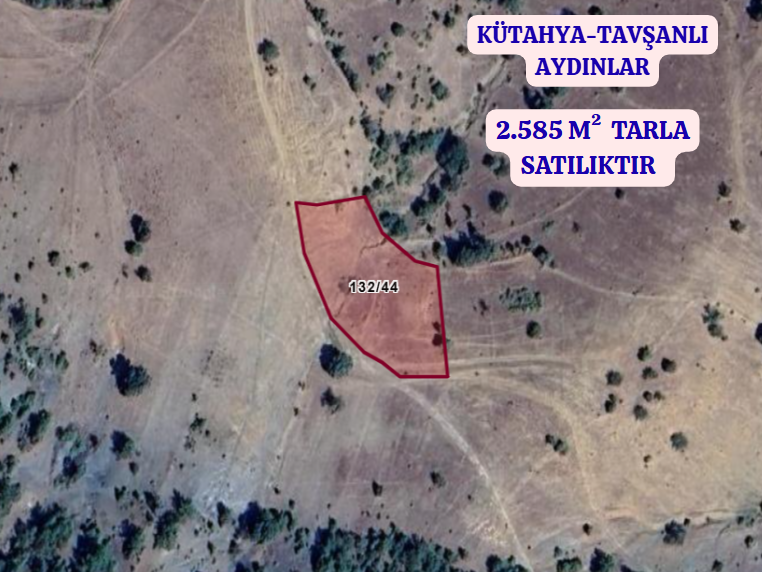 KÜTAHYA TAVŞANLI AYDINLAR  KÖYÜNDE 2.585 M²  TARLA  SATILIKTIR - KÜTAHYA TAVŞANLI fotoğraf 2