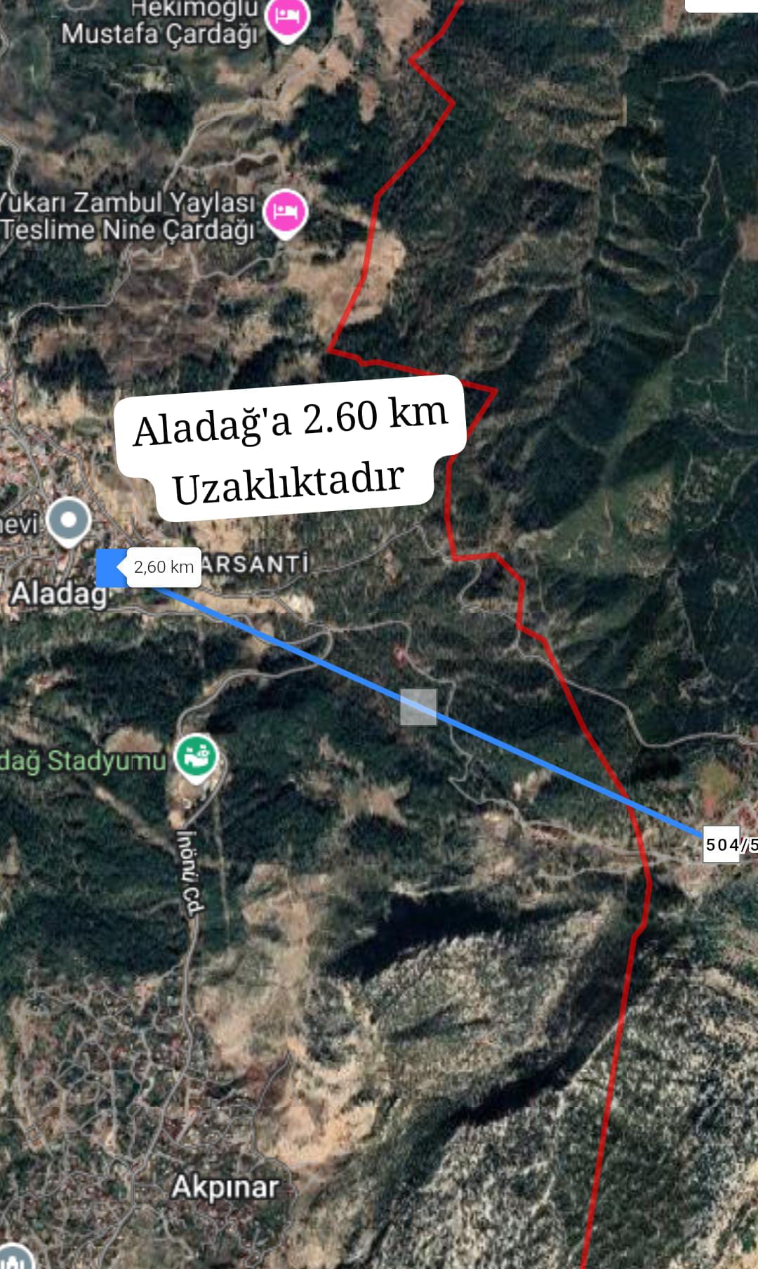 ADANA ALADAĞ GİREĞİYENİKÖY 620 m² BAHÇE VE TARLAMIZ SATILIKTIR. - ADANA ALADAĞ fotoğraf 4