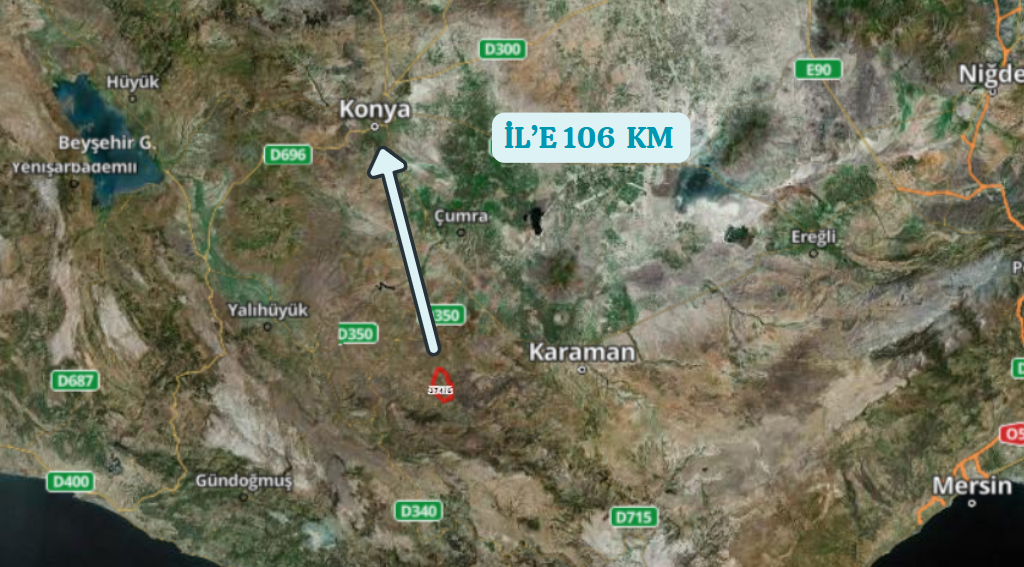 KONYA GÜNEYSINIR HABİLLER KÖYÜNDE 4.900 M² TARLAMIZ SATILIKTIR - KONYA GÜNEYSINIR fotoğraf 6