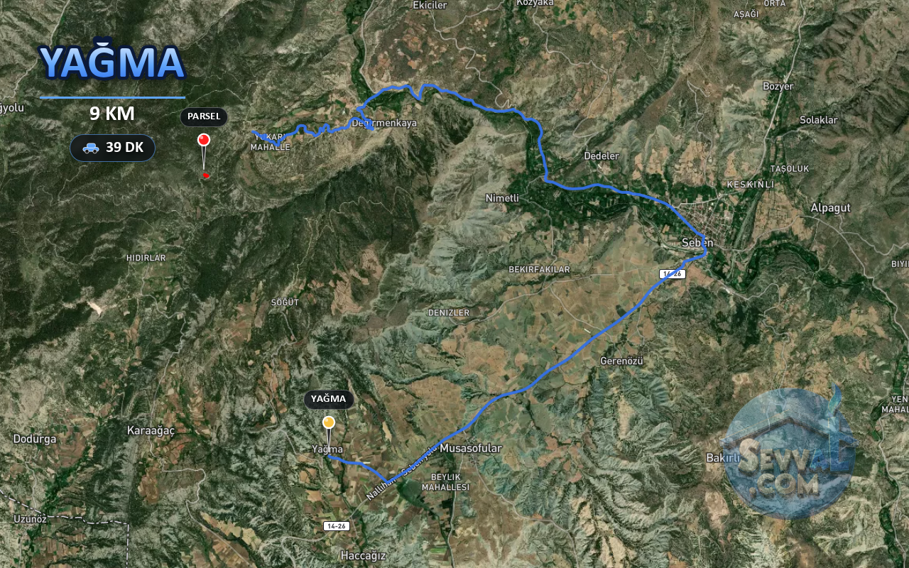 BOLU SEBEN YAĞMA  KÖYÜNDE 1.600 M²  TARLA  SATILIKTIR - BOLU SEBEN fotoğraf 4