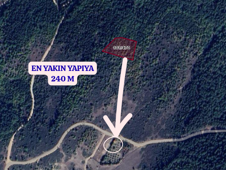 KÜTAHYA DOMANİÇ SARIOT  KÖYÜNDE 4.201 M² TARLA SATILIKTIR - KÜTAHYA DOMANİÇ fotoğraf 3