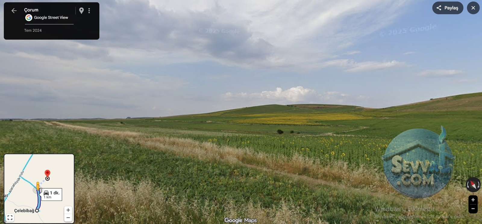 ÇORUM ALACA ÇELEBİBAĞ KÖYÜNDE 369 M² TARLAMIZ SATILIKTIR. - Çorum Alaca fotoğraf 21