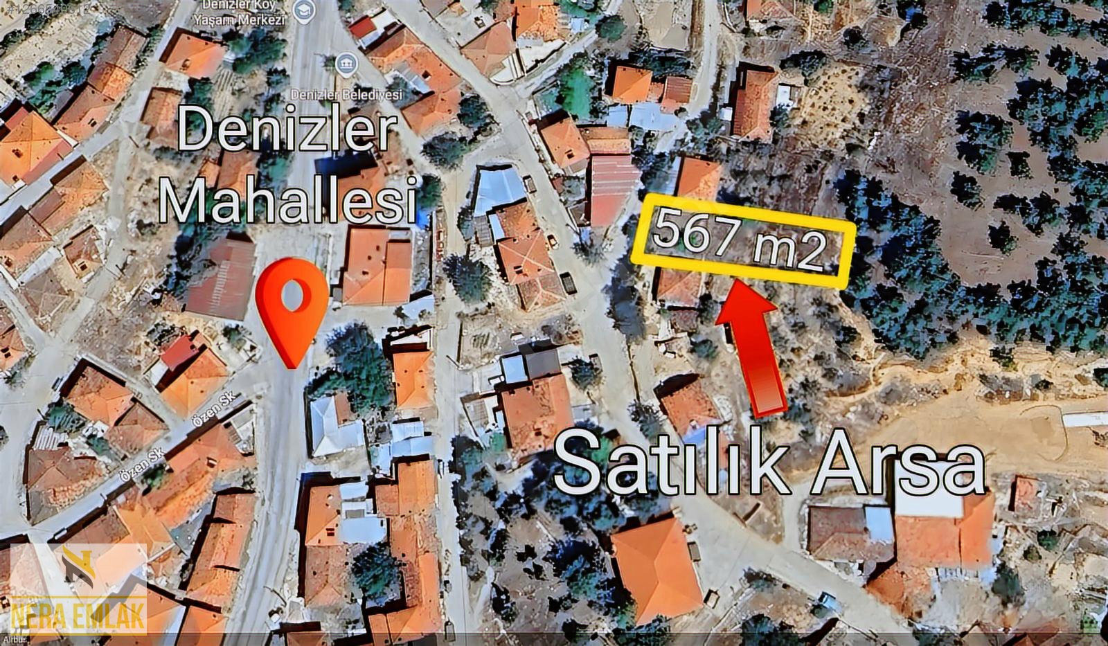 ÇAL DENİZLER'DE EV YAPIMINA HAZIR 2KAT İMARLI TEK TAPU 567m2ARSA - DENİZLİ ÇAL fotoğraf 9