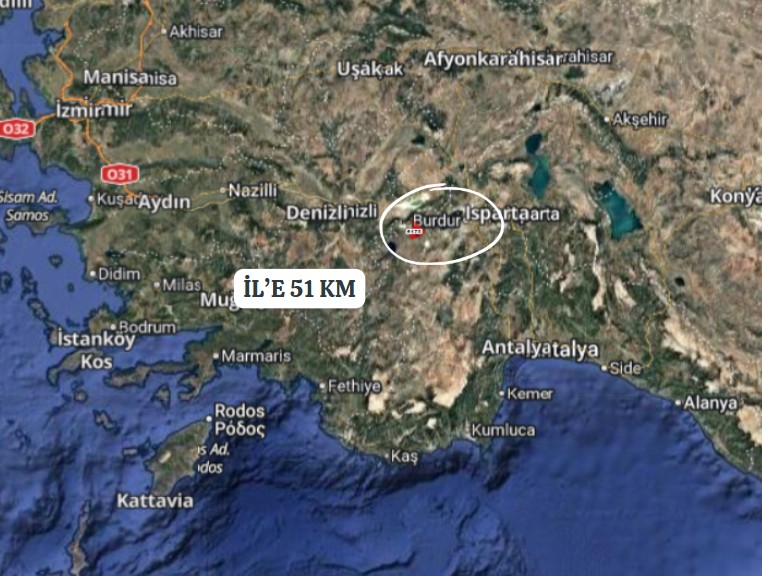 BURDUR YEŞİLOVA BÜYÜKYAKA KÖYÜNDE 1500M² TARLAMIZ SATILIKTIR. - BURDUR YEŞİLOVA fotoğraf 7