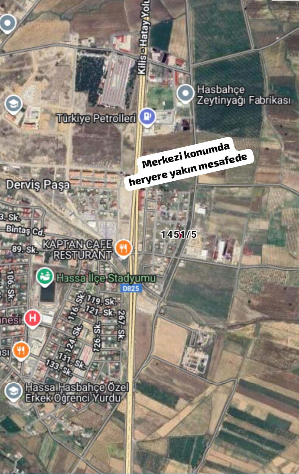 SATILIK ARSA 325 M² Hatay / Hassa / Derviş Paşa Mh.  - HATAY HASSA fotoğraf 2