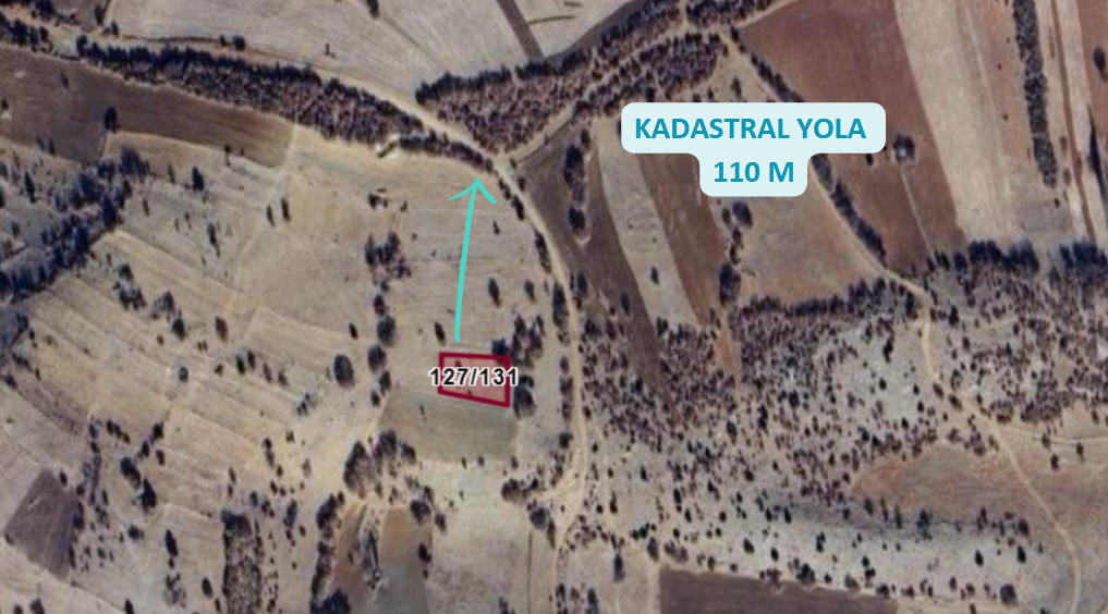 KONYA BOZKIR KİLDERE KÖYÜNDE 909 M² TARLA SATILIKTIR. - KONYA BOZKIR fotoğraf 3