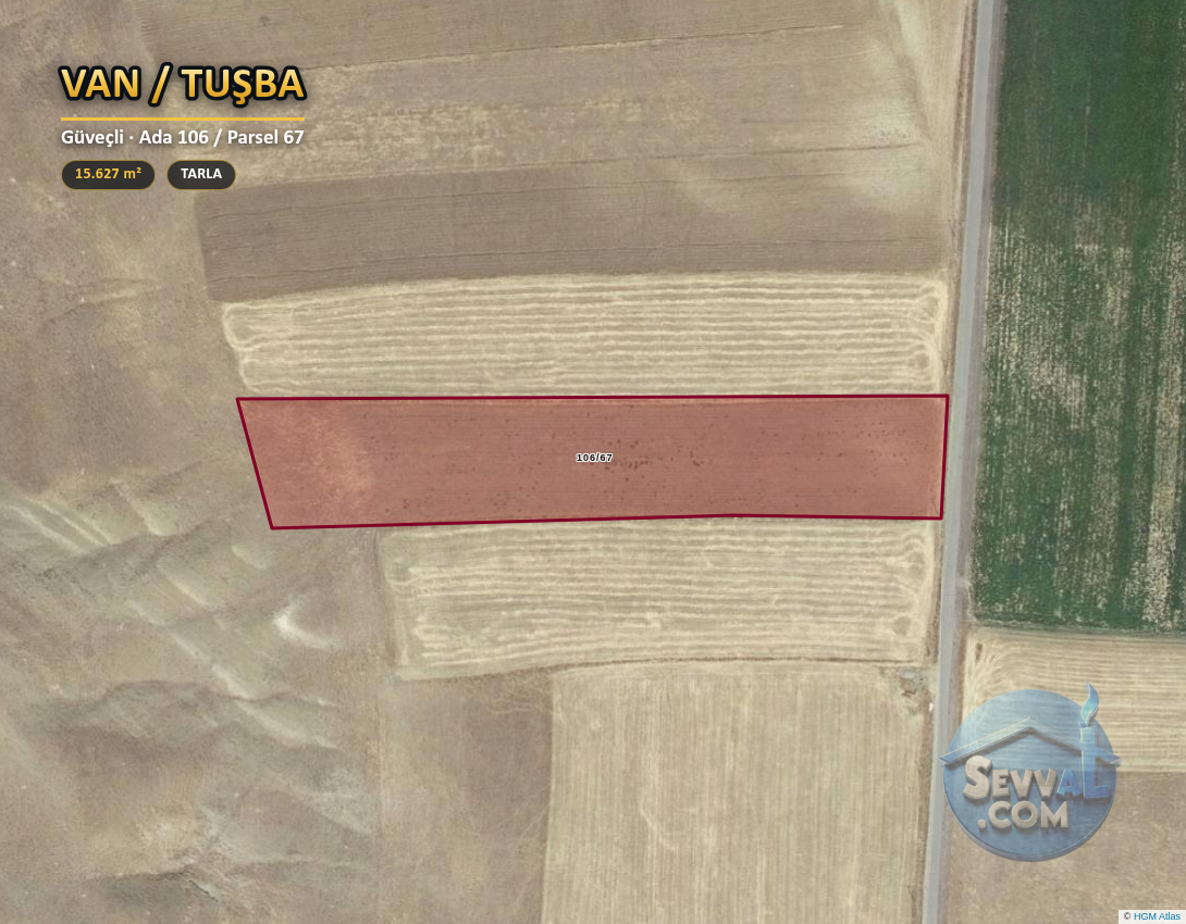 VAN TUŞBA GÜVEÇLİ 15.628 m² SATILIK ARSA - VAN TUŞBA fotoğraf 2
