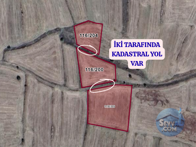 KÜTAHYA ÇAVDARHİSAR GÖKAĞAÇ  KÖYÜNDE  1.996 M²  TARLA SATILIKTIR - KÜTAHYA ÇAVDARHİSAR fotoğraf 3