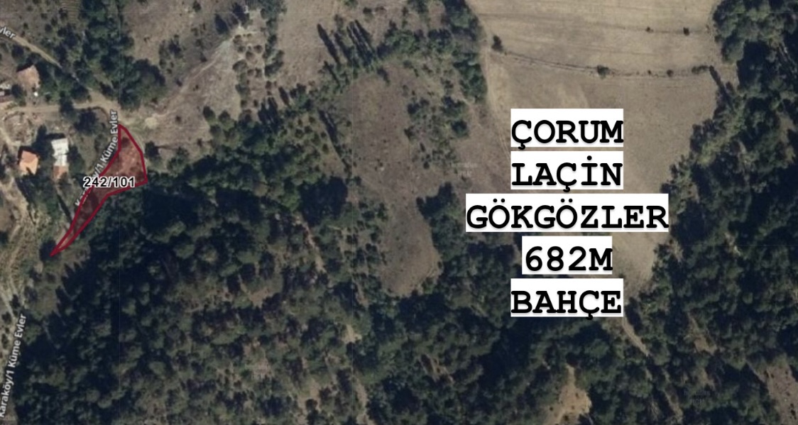 ÇORUM LAÇİN GÖKGÖZLER KÖYÜNDE 682M² BAHÇEMİZ SATILIKTIR - ÇORUM LAÇİN fotoğraf 2