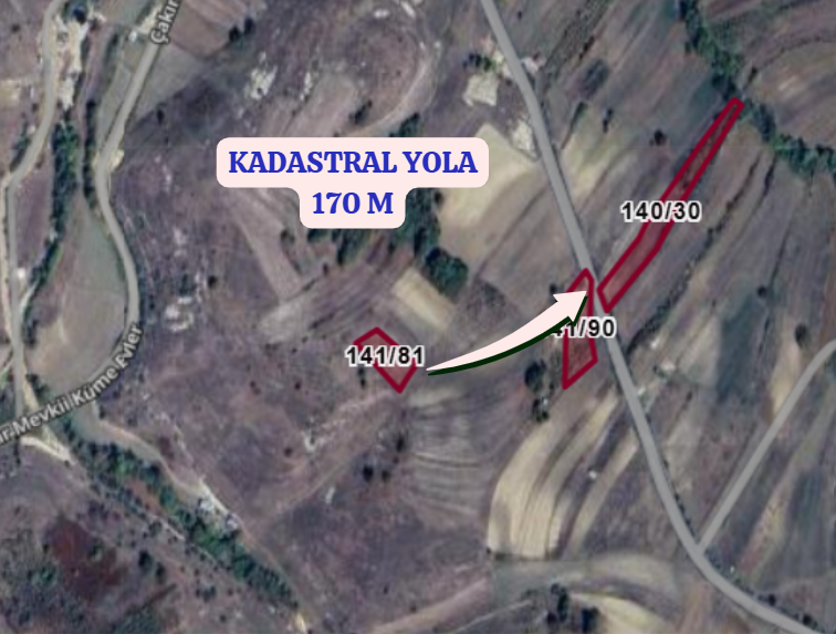 KOCAELİ İZMİT BULDUK  KÖYÜNDE 1.452 M²  TARLA  SATILIKTIR - KOCAELİ İZMİT fotoğraf 3