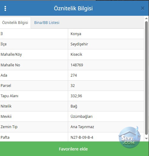 KONYA SEYDİŞEHİR KİSECİKDE 332 M² BAĞIMIZ SATILIKTIR - KONYA SEYDİŞEHİR fotoğraf 2