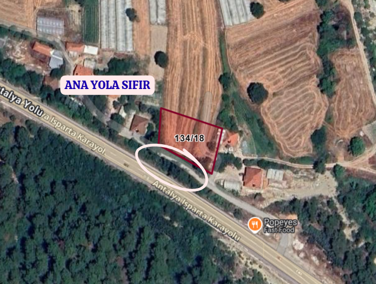BURDUR BUCAK ELSAZI   KÖYÜNDE  1.430  M²  TARLA  SATILIKTIR - BURDUR BUCAK fotoğraf 3