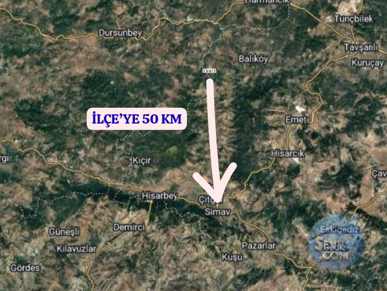 KÜTAHYA SİMAV BEDİRLER  KÖYÜNDE  20 M² ARSA  SATILIKTIR - KÜTAHYA SİMAV fotoğraf 5