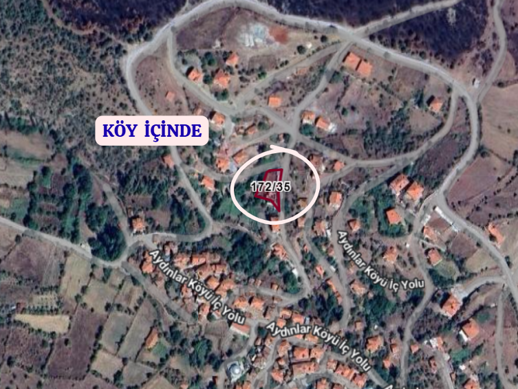 KÜTAHYA TAVŞANLI AYDINLAR  KÖYÜNDE 621 M²  TARLA  SATILIKTIR - KÜTAHYA TAVŞANLI fotoğraf 4